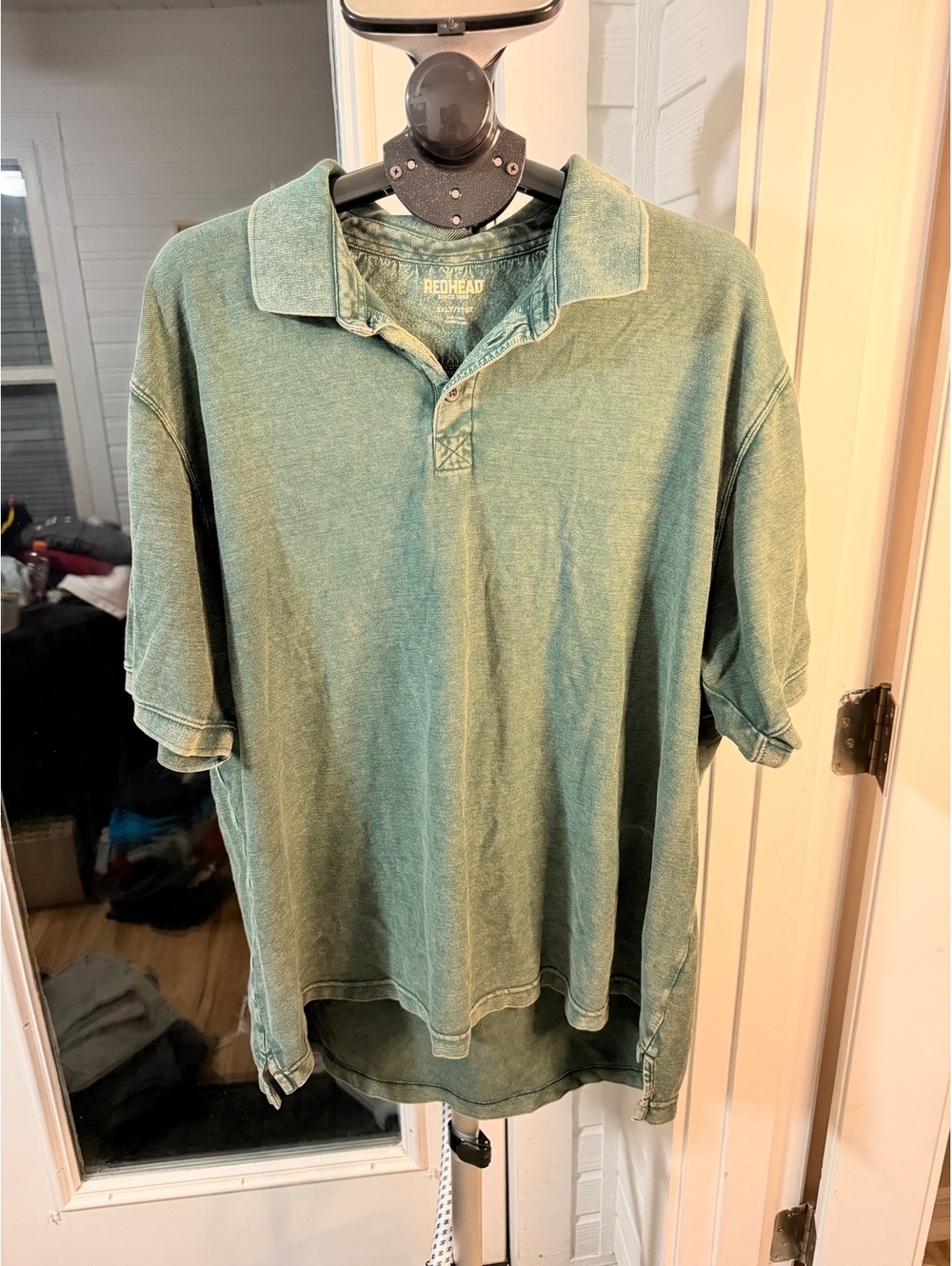 RedHead Green Short Sleeve Polo Shirt